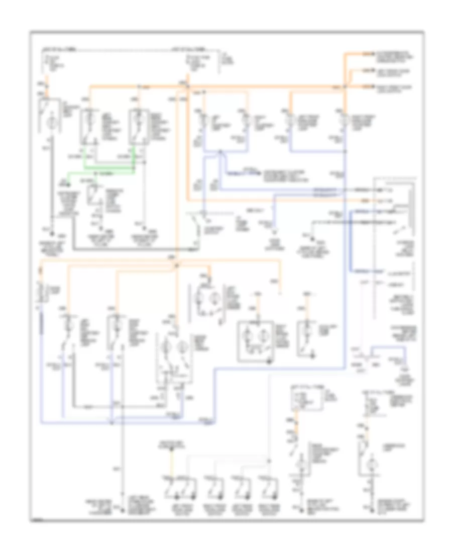 Courtesy Lamps Wiring Diagram for Chevrolet Caprice Classic 1996