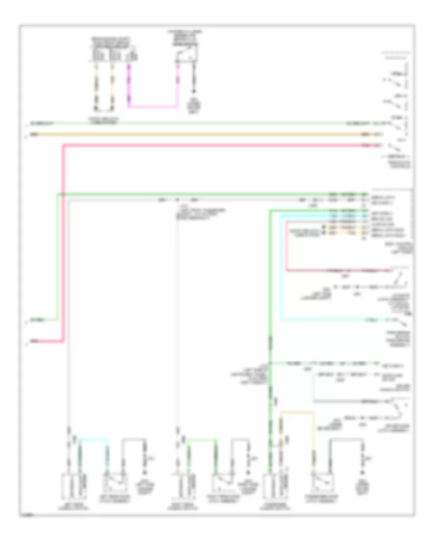 Instrument Cluster Wiring Diagram 2 of 2 for Chevrolet Equinox LTZ 2011