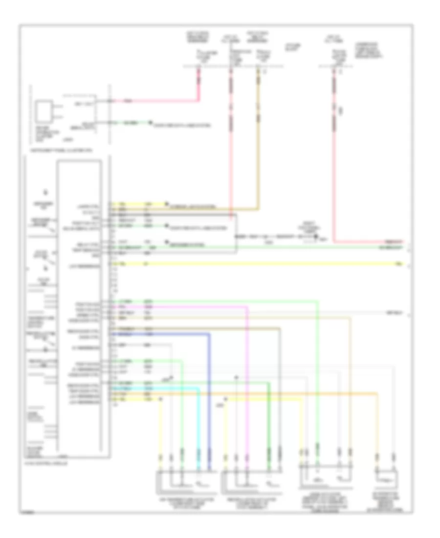 Manual AC Wiring Diagram (1 of 2) for Chevrolet Captiva Sport LS 2012