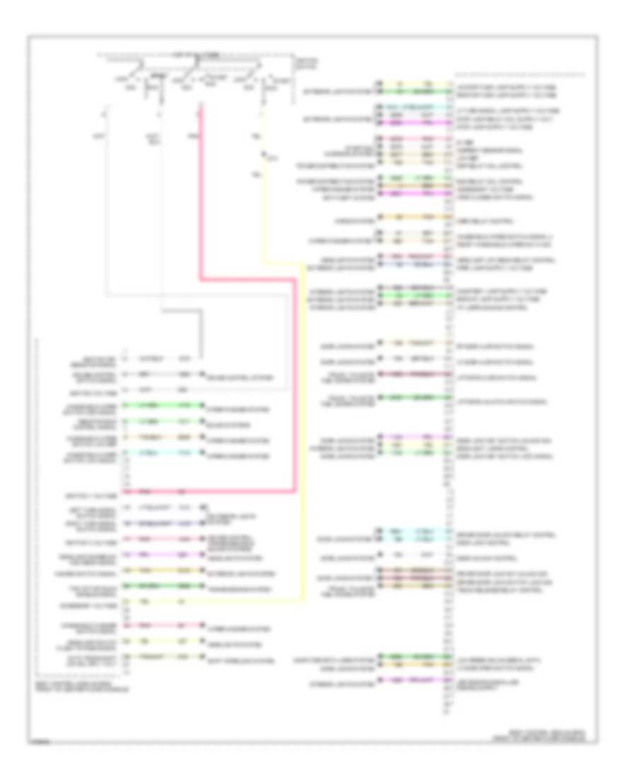 Body Control Modules Wiring Diagram (2 of 2) for Chevrolet Captiva Sport LS 2012