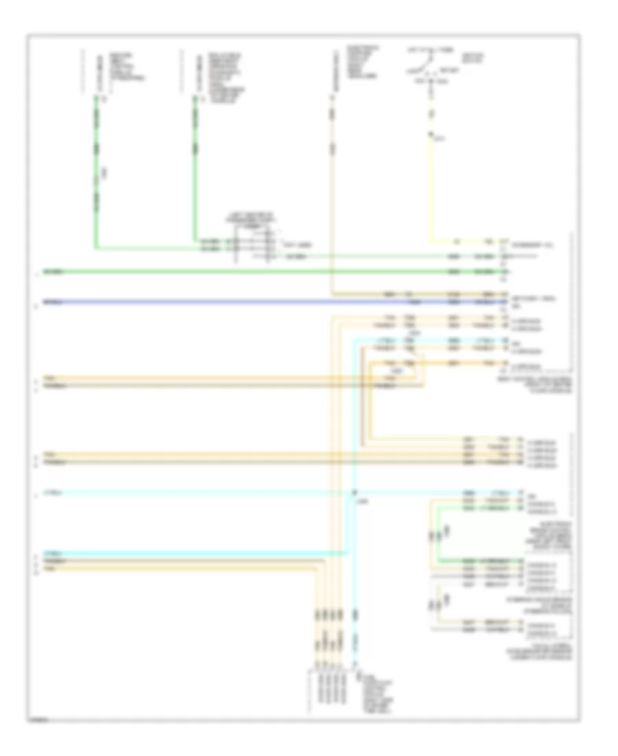 Computer Data Lines Wiring Diagram 2 of 2 for Chevrolet Captiva Sport LS 2012
