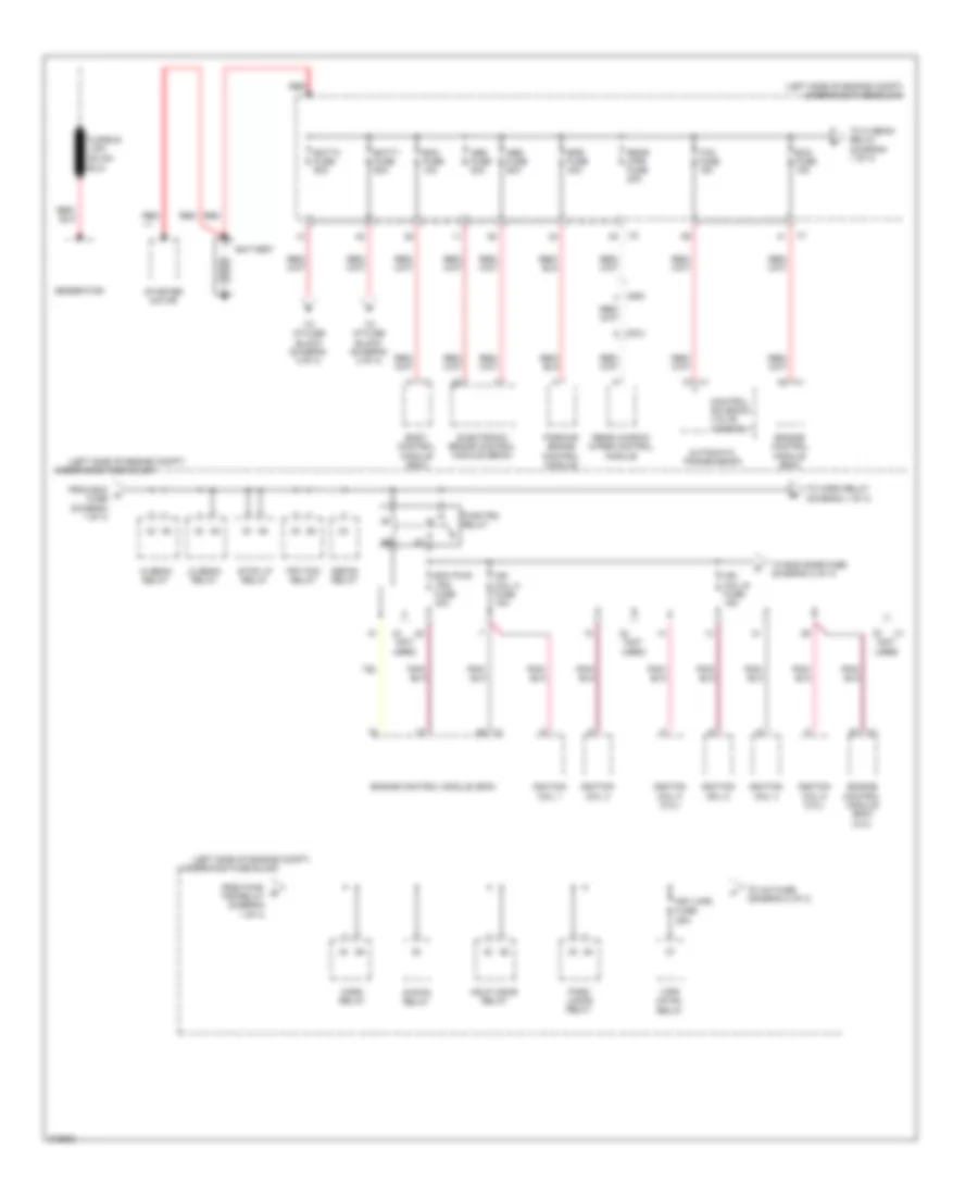 Power Distribution Wiring Diagram 1 of 4 for Chevrolet Captiva Sport LS 2012