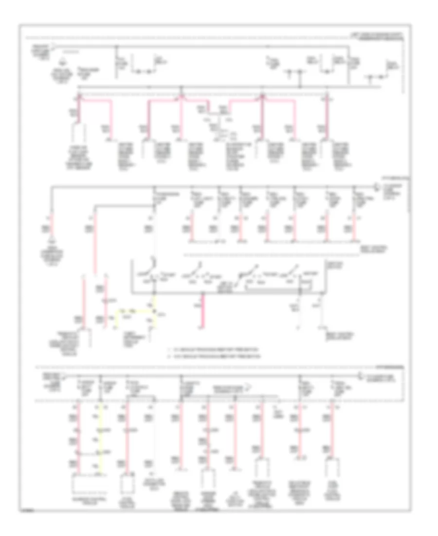 Power Distribution Wiring Diagram 2 of 4 for Chevrolet Captiva Sport LS 2012