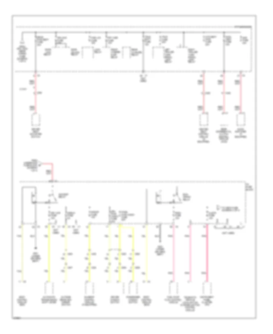 Power Distribution Wiring Diagram (3 of 4) for Chevrolet Captiva Sport LS 2012