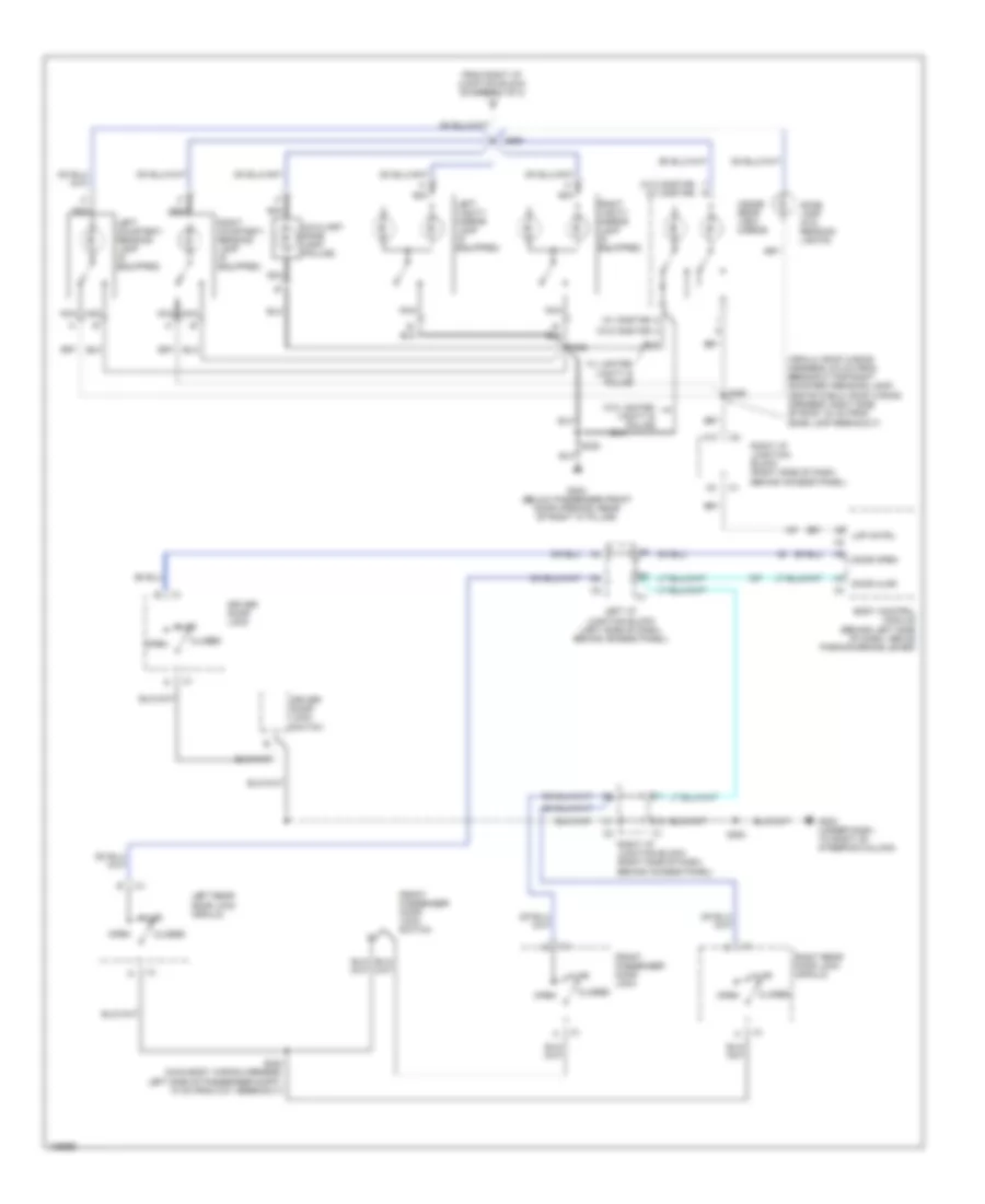 Courtesy Lamps Wiring Diagram (2 of 2) for Chevrolet Impala LS 2004