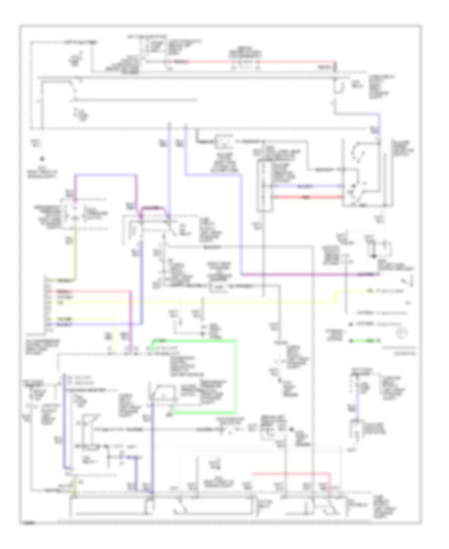 Manual AC Wiring Diagram for Chevrolet Prizm 2000