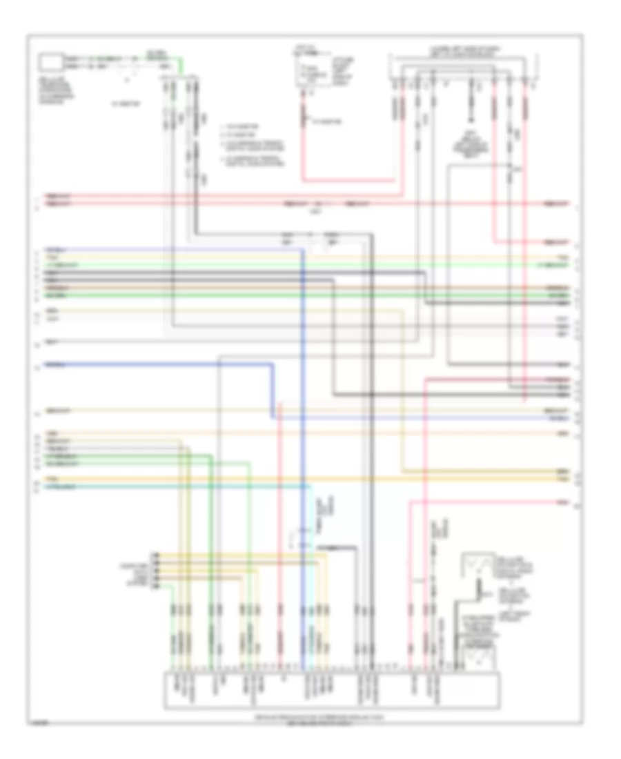Navigation Wiring Diagram, with UYS  UQA, without Y91 (2 of 5) for Chevrolet Silverado 2500 HD WT 2014