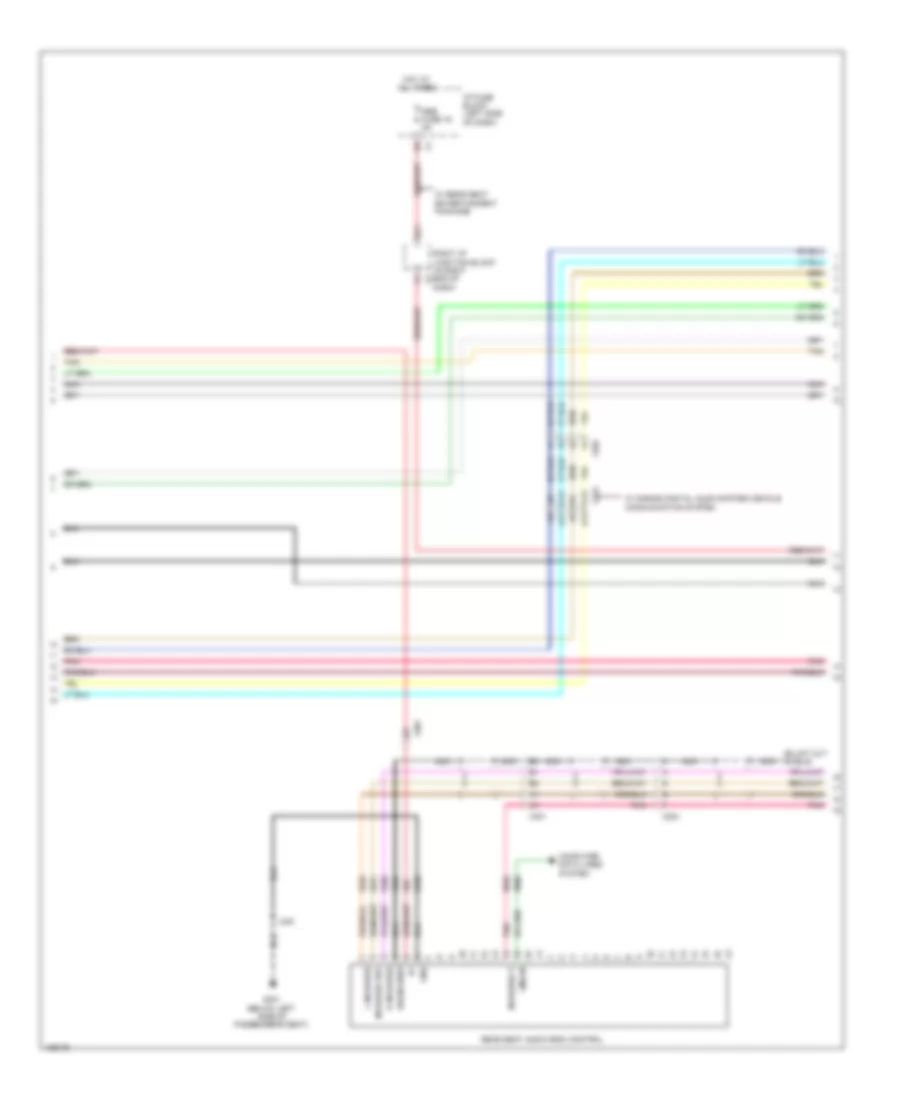 Navigation Wiring Diagram, with UYS without Y91  UQA (3 of 5) for Chevrolet Silverado 2500 HD WT 2014