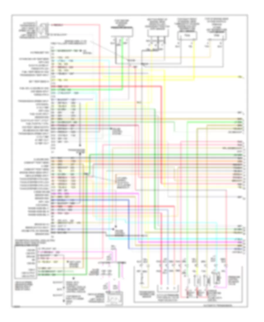 6.5L VIN F, Engine Performance Wiring Diagrams (1 of 4) for Chevrolet C3500 HD 2000