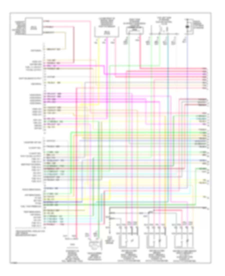 5 0L VIN M Engine Performance Wiring Diagrams 1 of 4 for Chevrolet Chevy Express G1999 1500