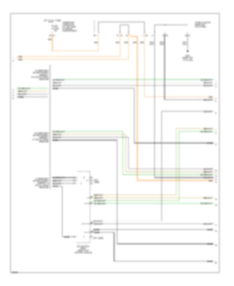 Mid Line Radio Wiring Diagram with Rear Seat Audio 3 of 4 for Chevrolet Silverado Classic 2007 1500