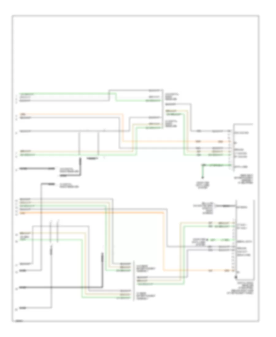 Mid Line Radio Wiring Diagram with Rear Seat Audio 4 of 4 for Chevrolet Silverado Classic 2007 1500