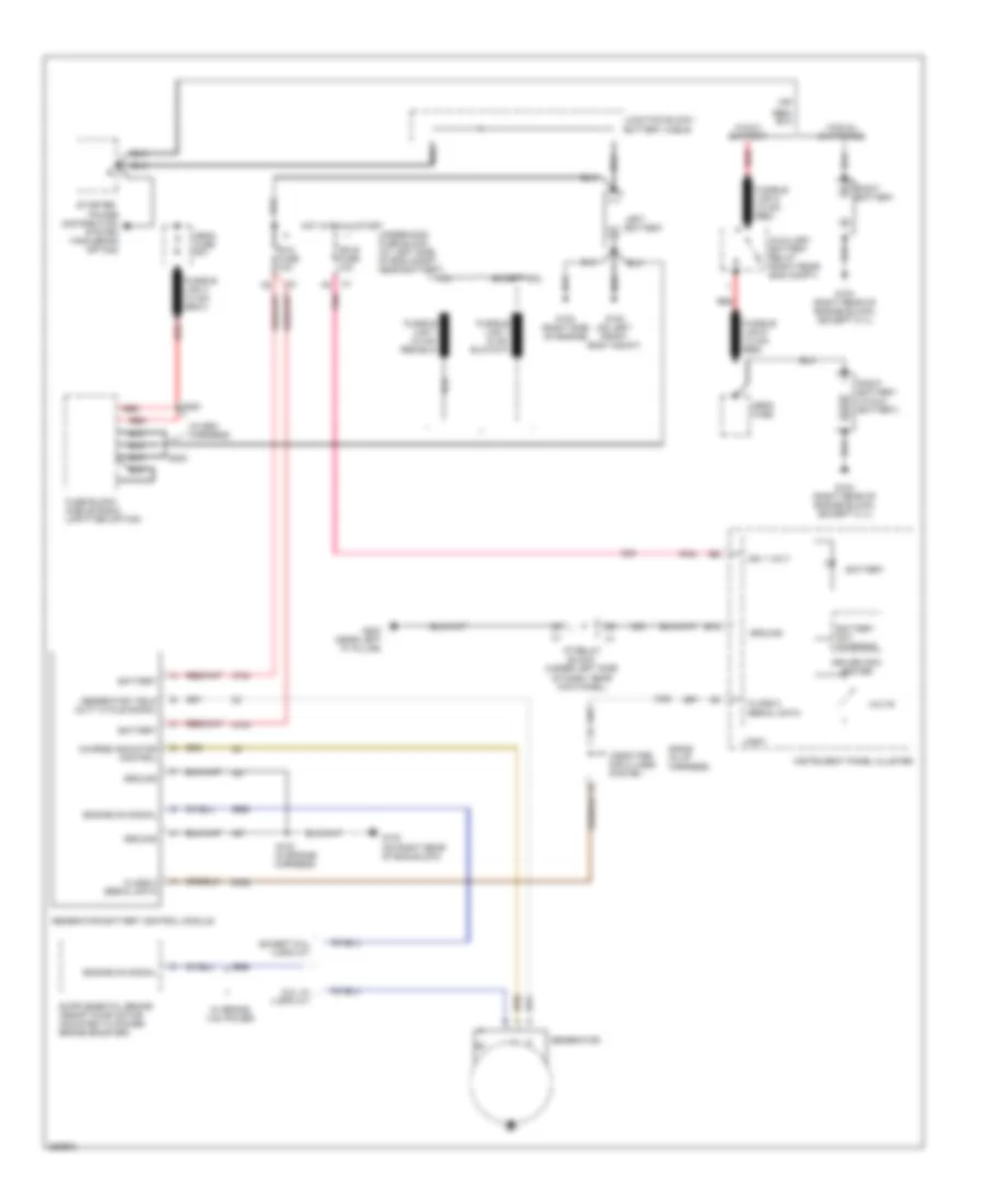 Charging Wiring Diagram for Chevrolet Silverado Classic 2007 1500