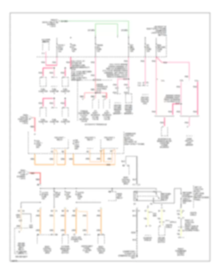 Power Distribution Wiring Diagram 3 of 5 for Chevrolet Impala LS 2004