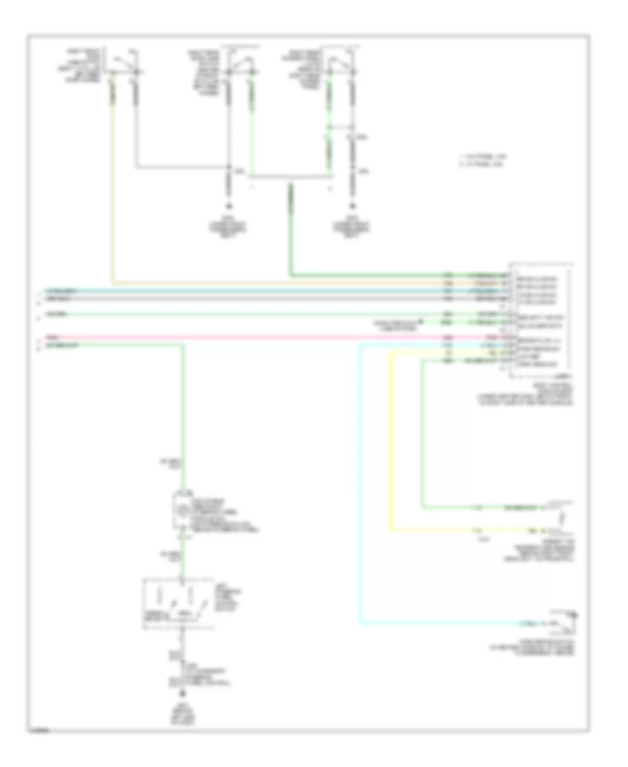 Instrument Cluster Wiring Diagram 2 of 2 for Chevrolet HHR LS 2011