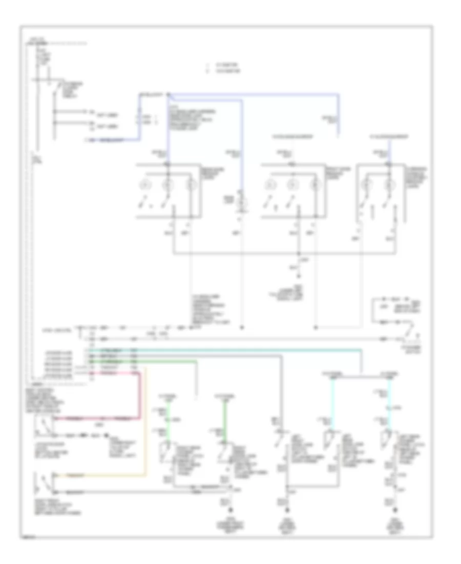 Courtesy Lamps Wiring Diagram for Chevrolet HHR LS 2011