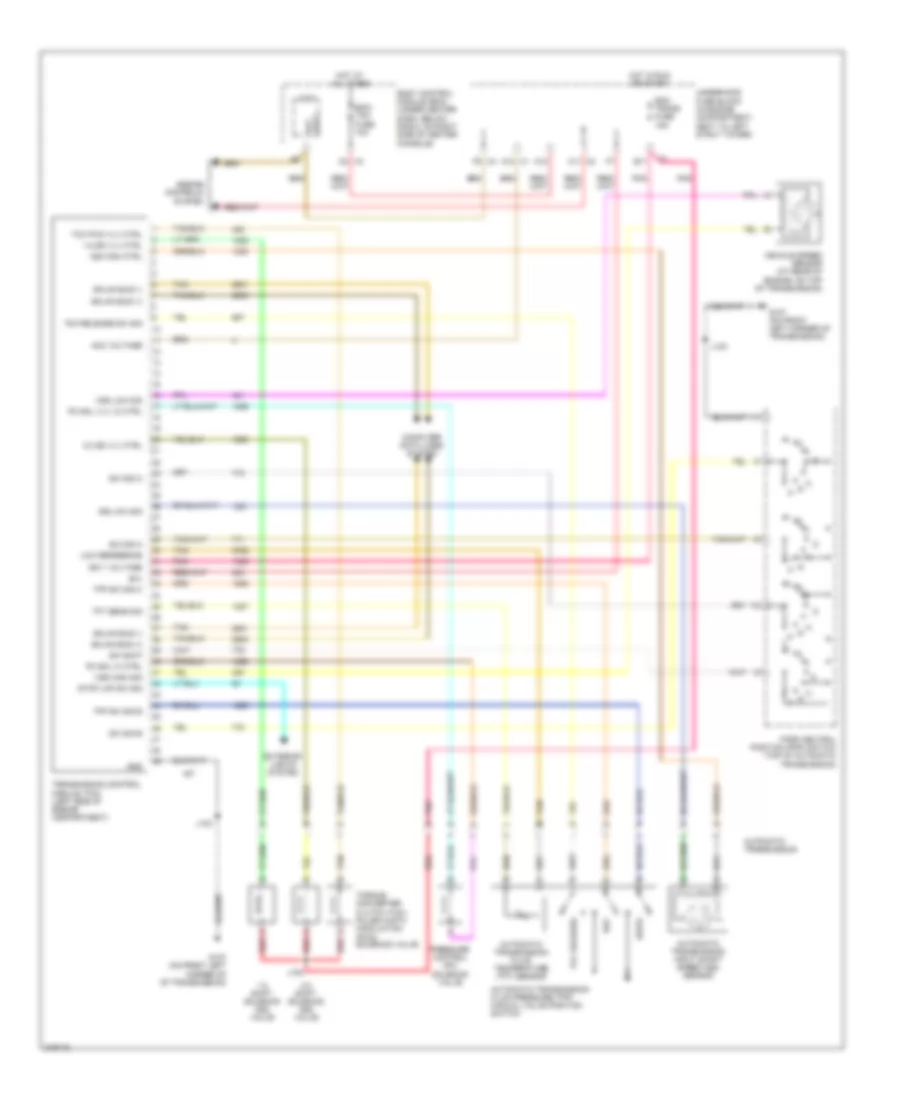 Transmission Wiring Diagram for Chevrolet HHR LS 2011