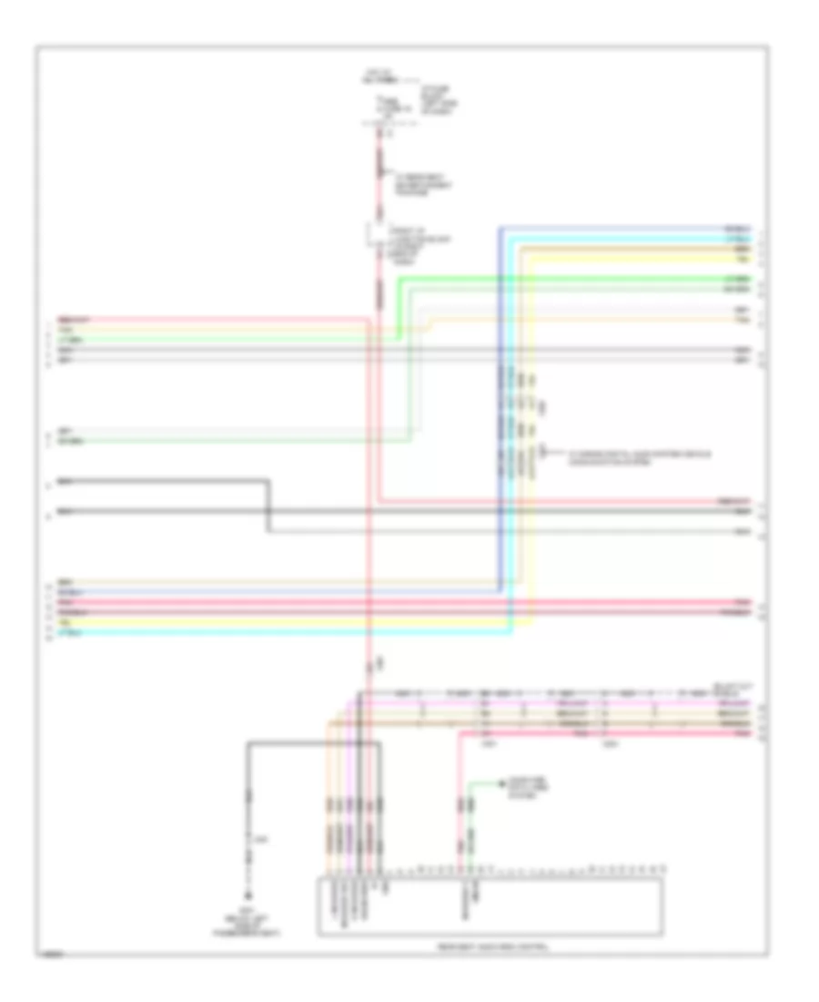 Radio Wiring Diagram, with UYS without Y91  UQA (3 of 5) for Chevrolet Silverado 2500 HD WT 2014