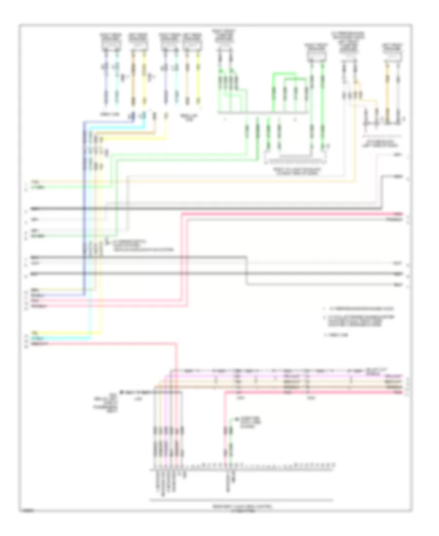 Radio Wiring Diagram, with UYS, Y91  without UQA (3 of 4) for Chevrolet Silverado 2500 HD WT 2014