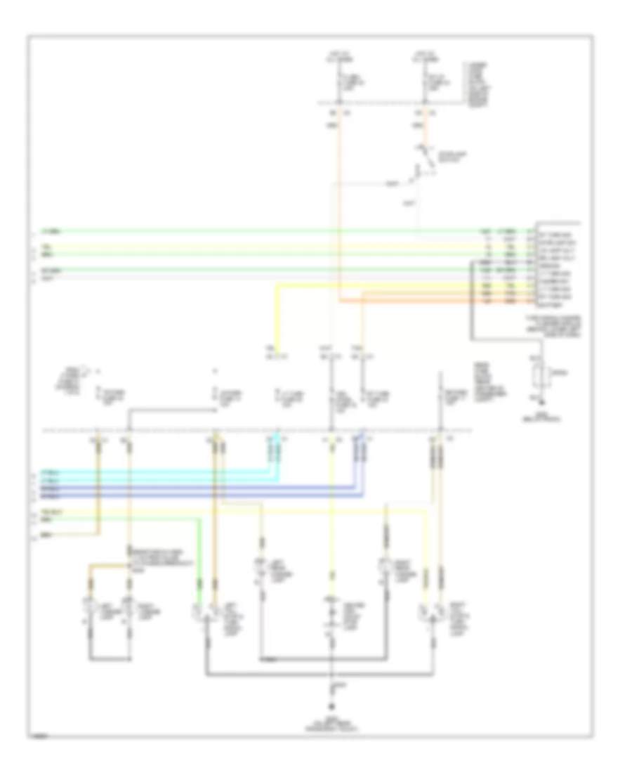 Exterior Lamps Wiring Diagram 2 of 2 for Chevrolet SSR LS 2003