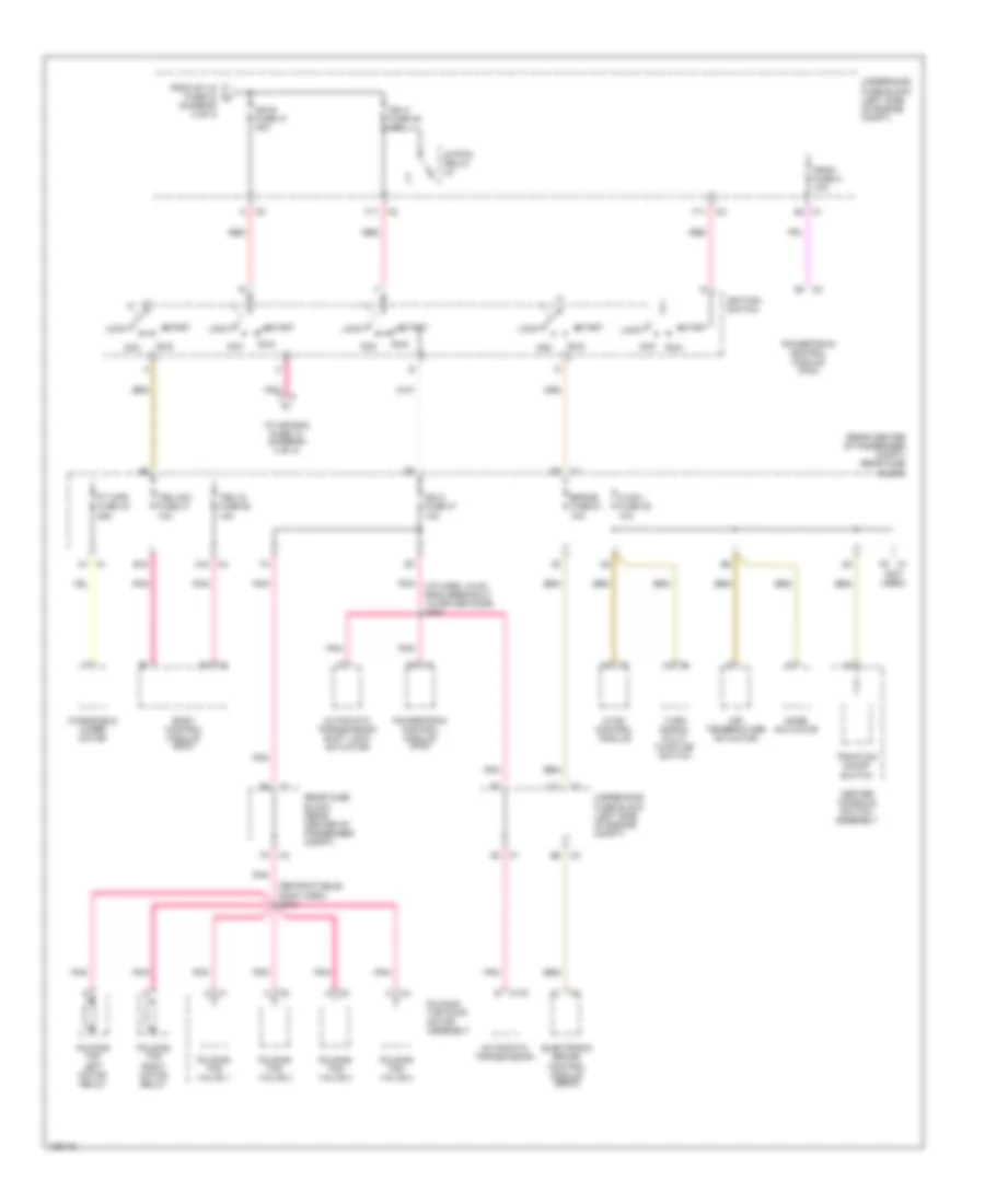 Power Distribution Wiring Diagram 3 of 4 for Chevrolet SSR LS 2003