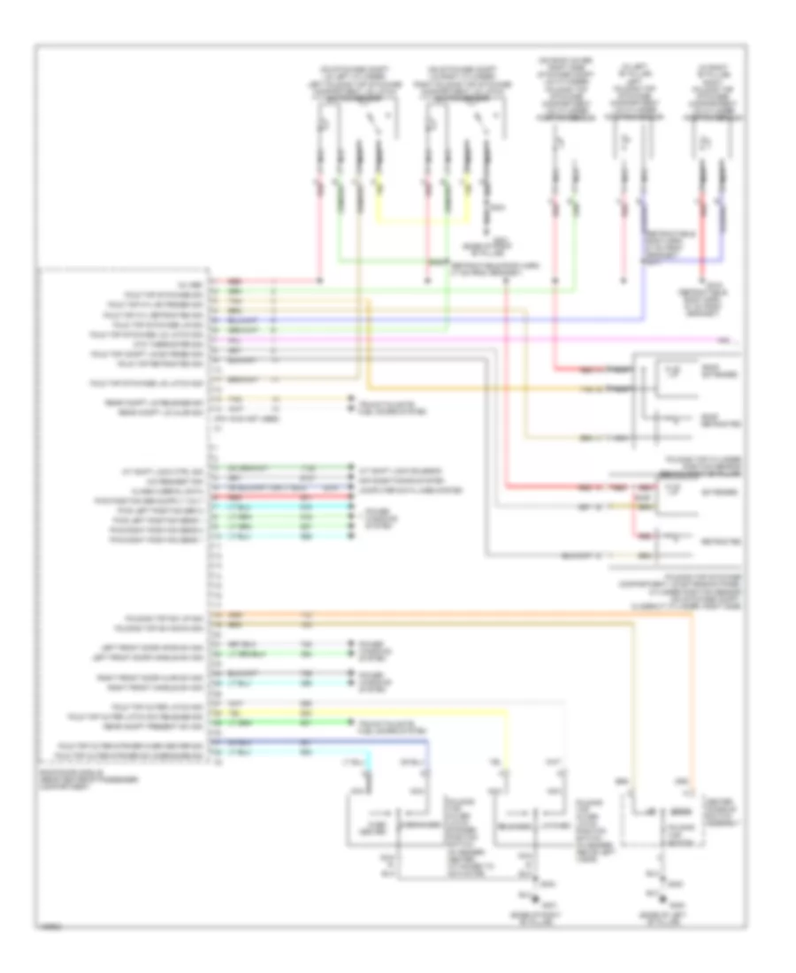 Power Top Sunroof Wiring Diagram 1 of 2 for Chevrolet SSR LS 2003