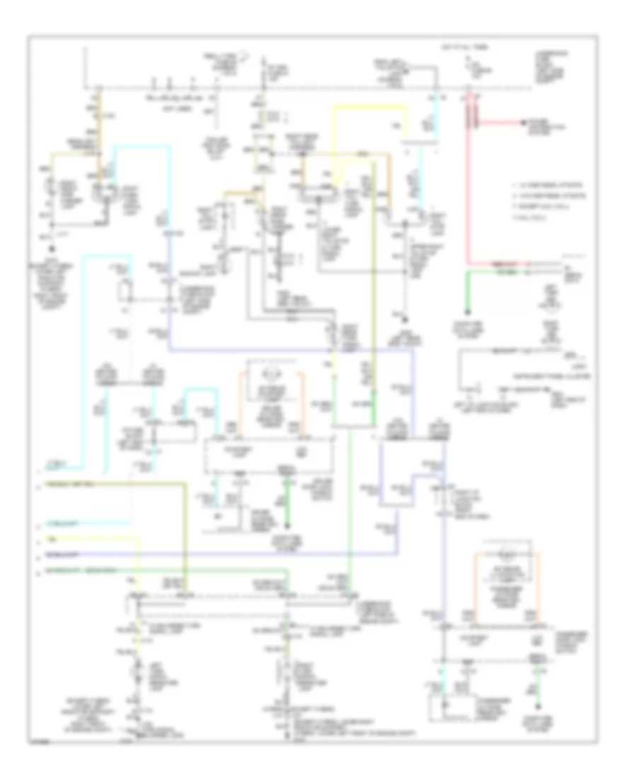 Exterior Lamps Wiring Diagram 2 of 2 for Chevrolet Tahoe 2012