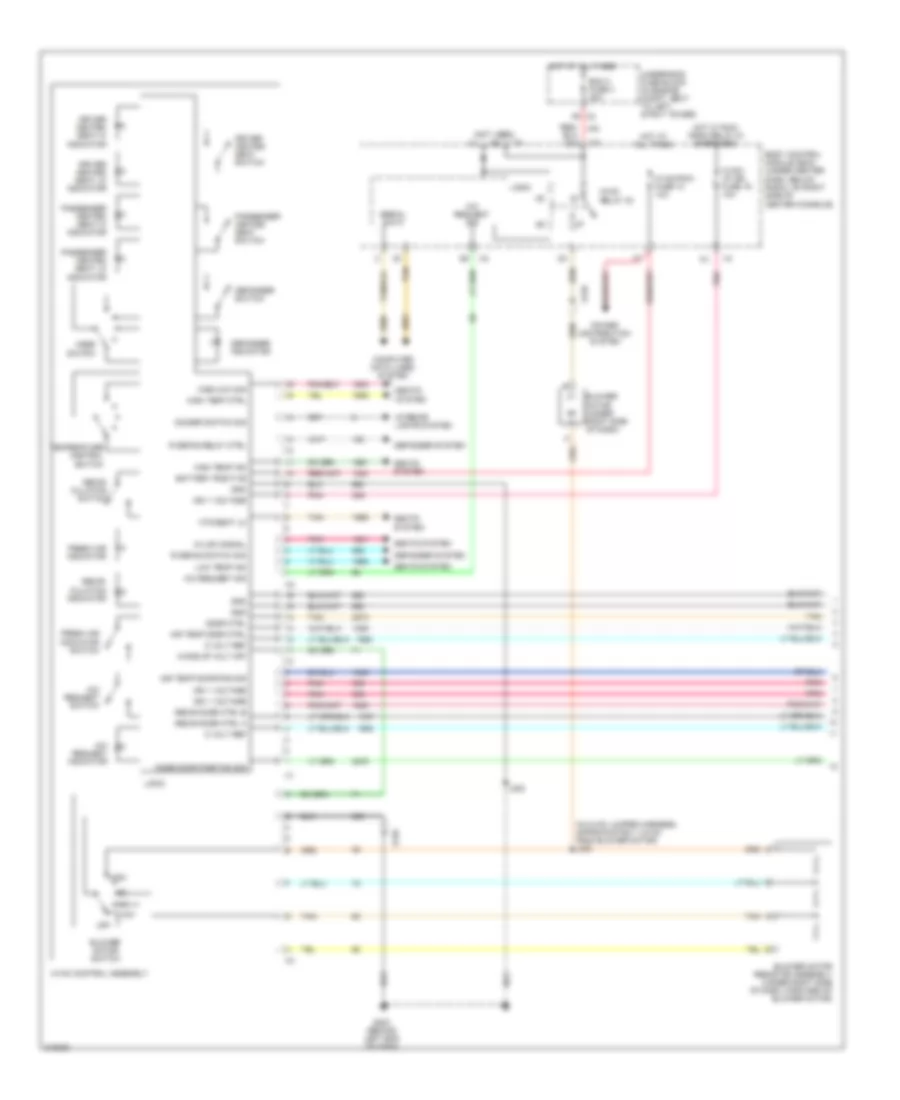 Manual AC Wiring Diagram (1 of 2) for Chevrolet HHR LT 2011