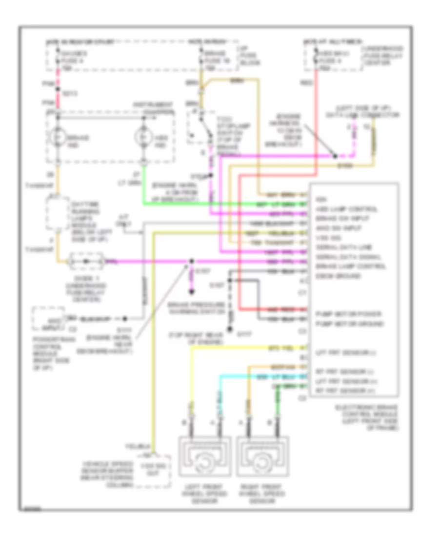 6 5L VIN F Anti lock Brake Wiring Diagrams for Chevrolet CHD 1997 3500