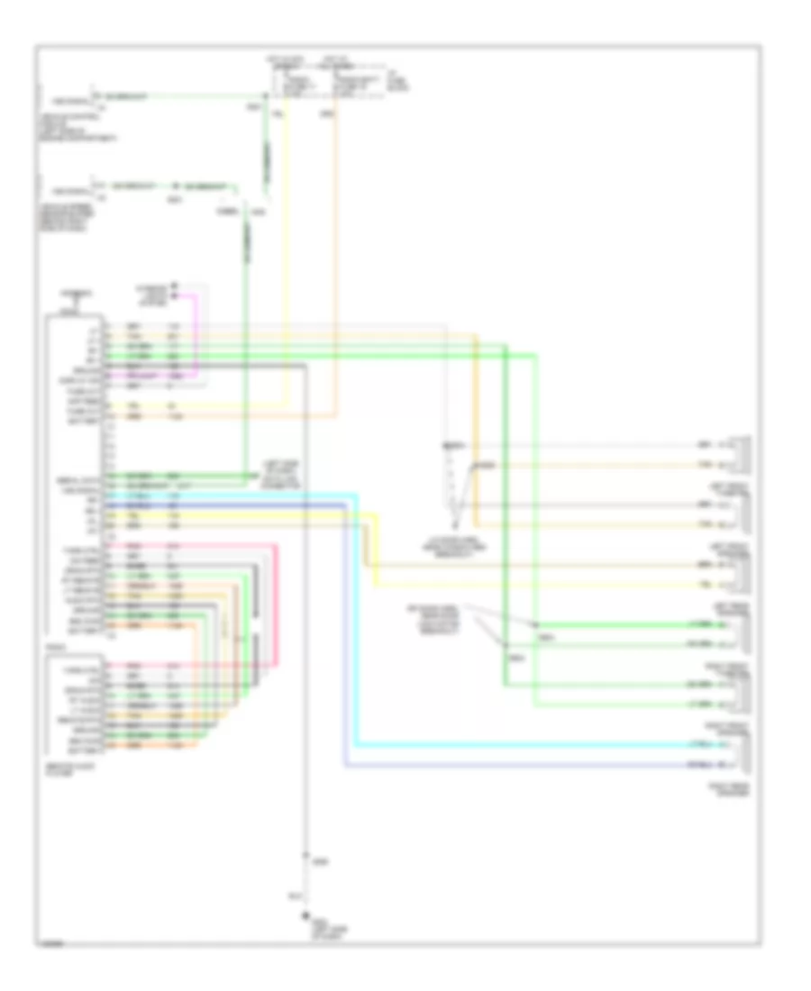 Radio Wiring Diagrams without Amplifier for Chevrolet CHD 1997 3500