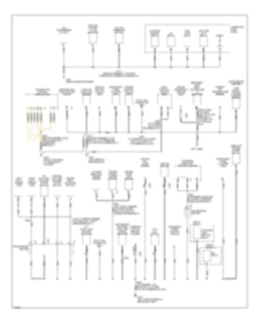 Ground Distribution Wiring Diagram 1 of 2 for Chevrolet Astro 2004