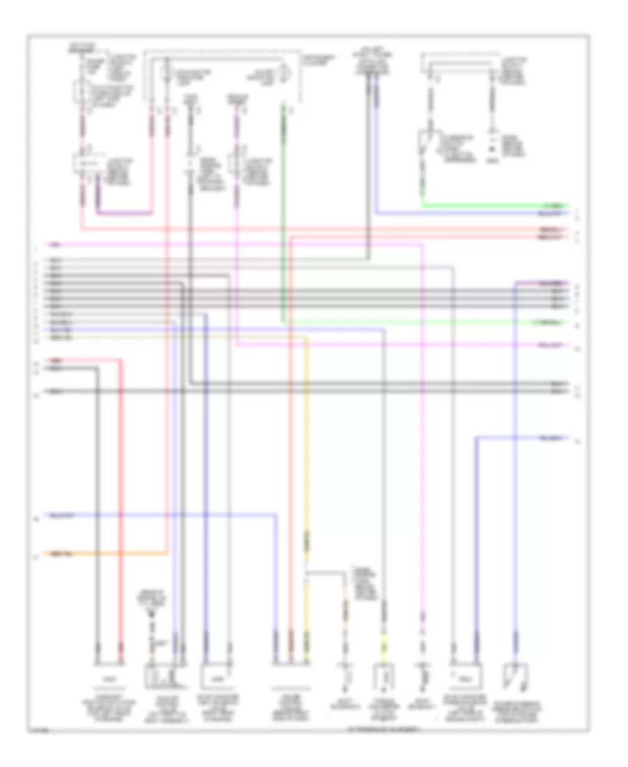 1.8L VIN 8, Engine Performance Wiring Diagrams, with 4 Speed AT (2 of 3) for Chevrolet Prizm LSi 2000