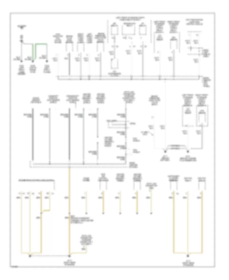 Ground Distribution Wiring Diagram 1 of 3 for Chevrolet Prizm LSi 2000