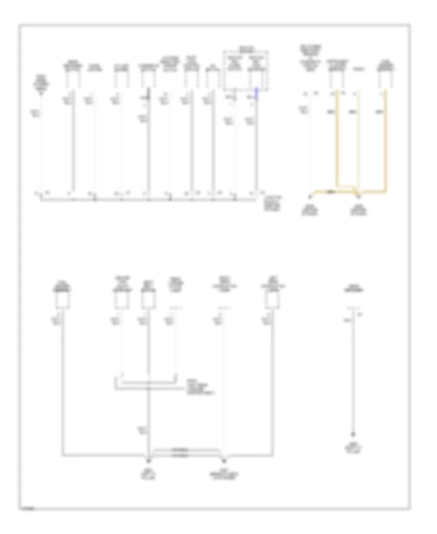 Ground Distribution Wiring Diagram 3 of 3 for Chevrolet Prizm LSi 2000