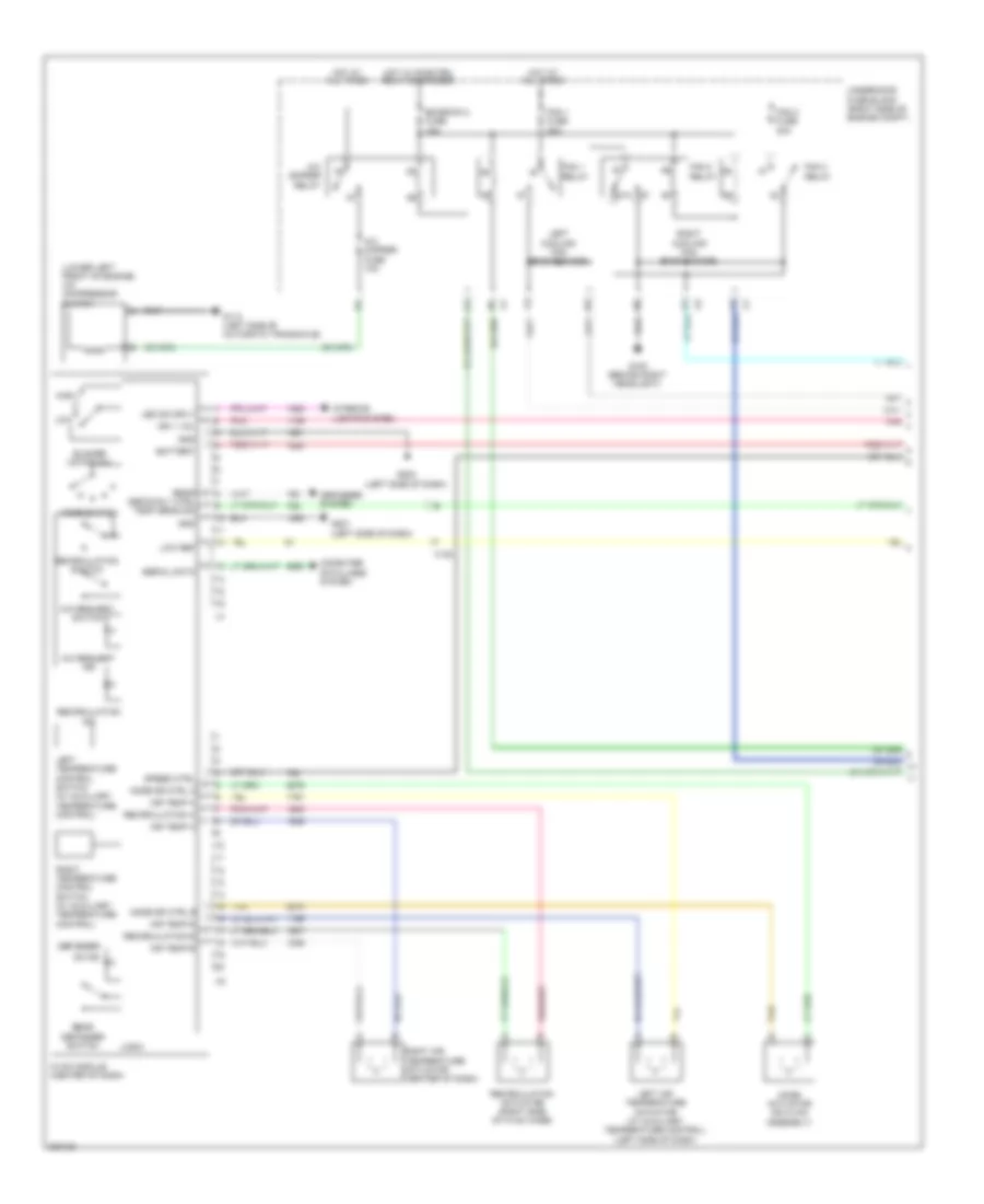 Manual AC Wiring Diagram (1 of 2) for Chevrolet Impala LS 2011