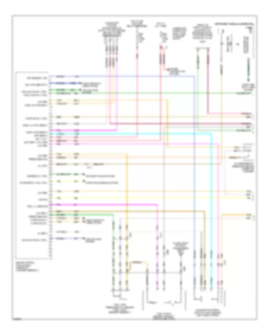 3.9L VIN M, Engine Performance Wiring Diagram (1 of 3) for Chevrolet Impala LS 2011