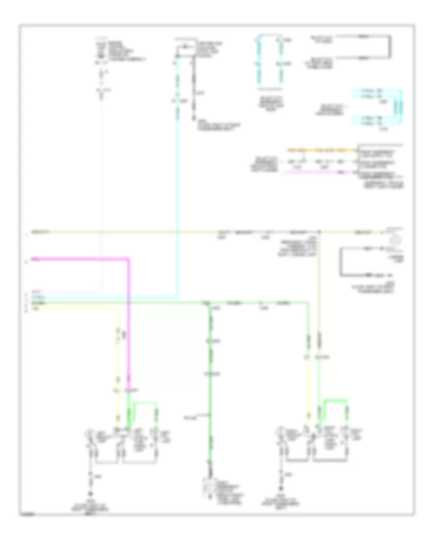 Exterior Lamps Wiring Diagram (2 of 2) for Chevrolet Impala LS 2011