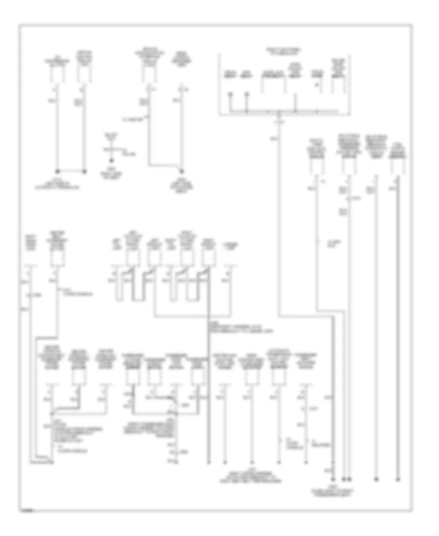Ground Distribution Wiring Diagram (2 of 3) for Chevrolet Impala LS 2011