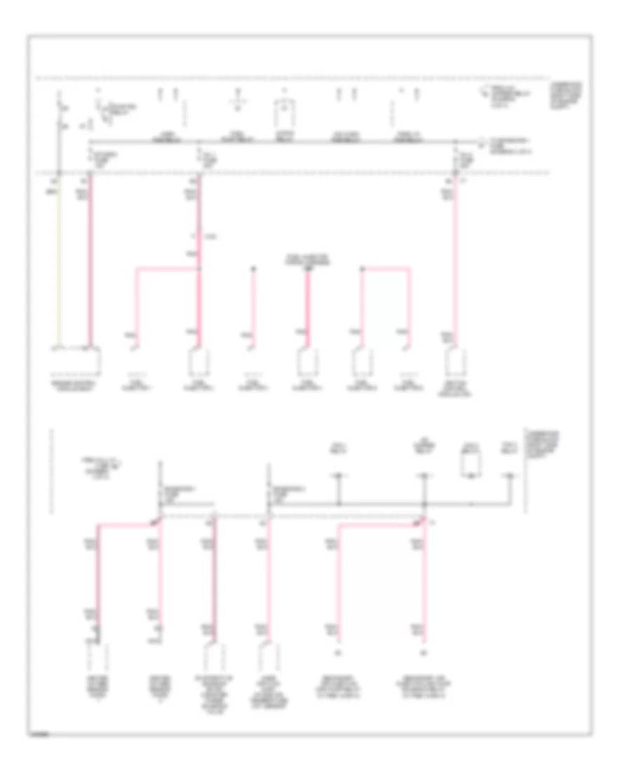 Power Distribution Wiring Diagram (4 of 4) for Chevrolet Impala LS 2011
