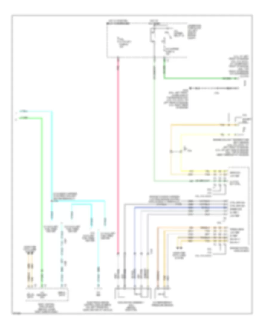 Manual AC Wiring Diagram, Passenger Van (3 of 3) for Chevrolet Chevy Express G1500 2012