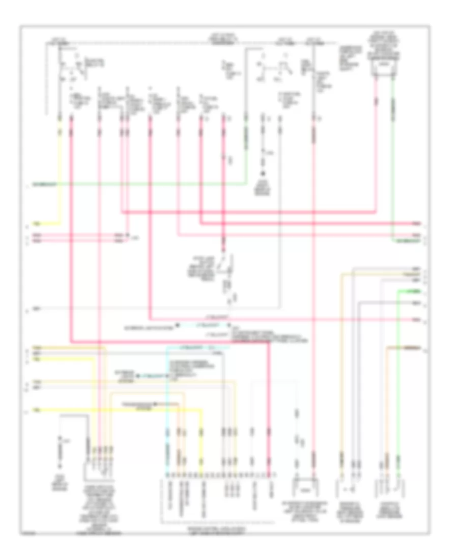 4.3L VIN X, Engine Performance Wiring Diagram (2 of 3) for Chevrolet Chevy Express G1500 2012