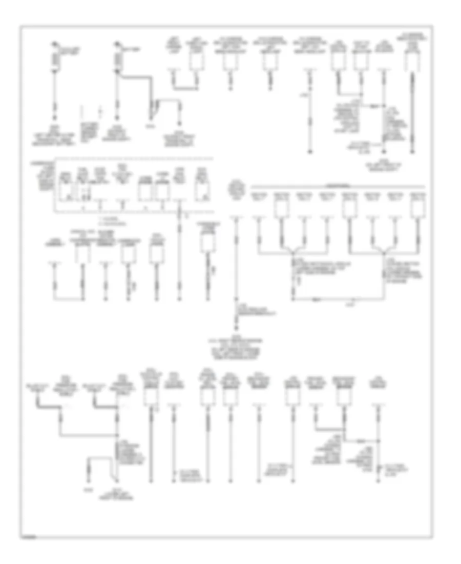 Ground Distribution Wiring Diagram 1 of 5 for Chevrolet Chevy Express G2012 1500