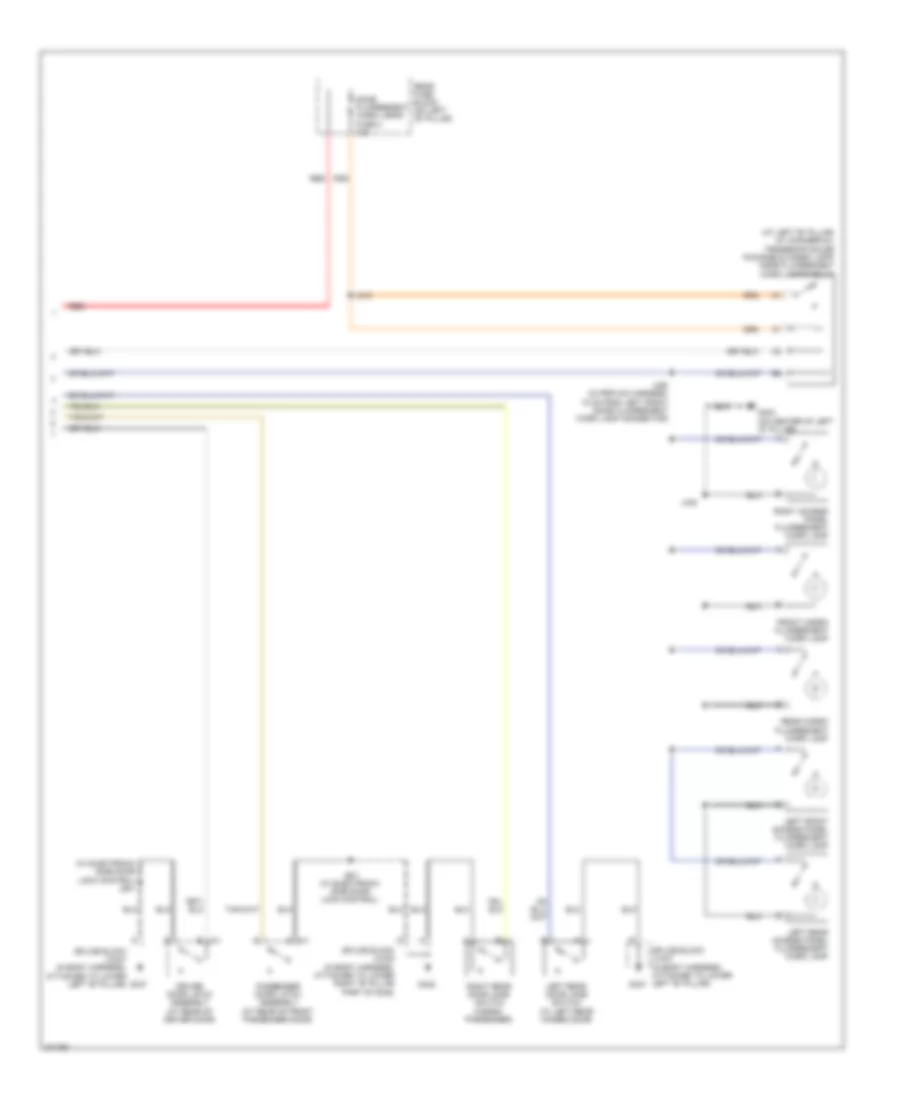 Courtesy Lamps Wiring Diagram (2 of 2) for Chevrolet Chevy Express G1500 2012