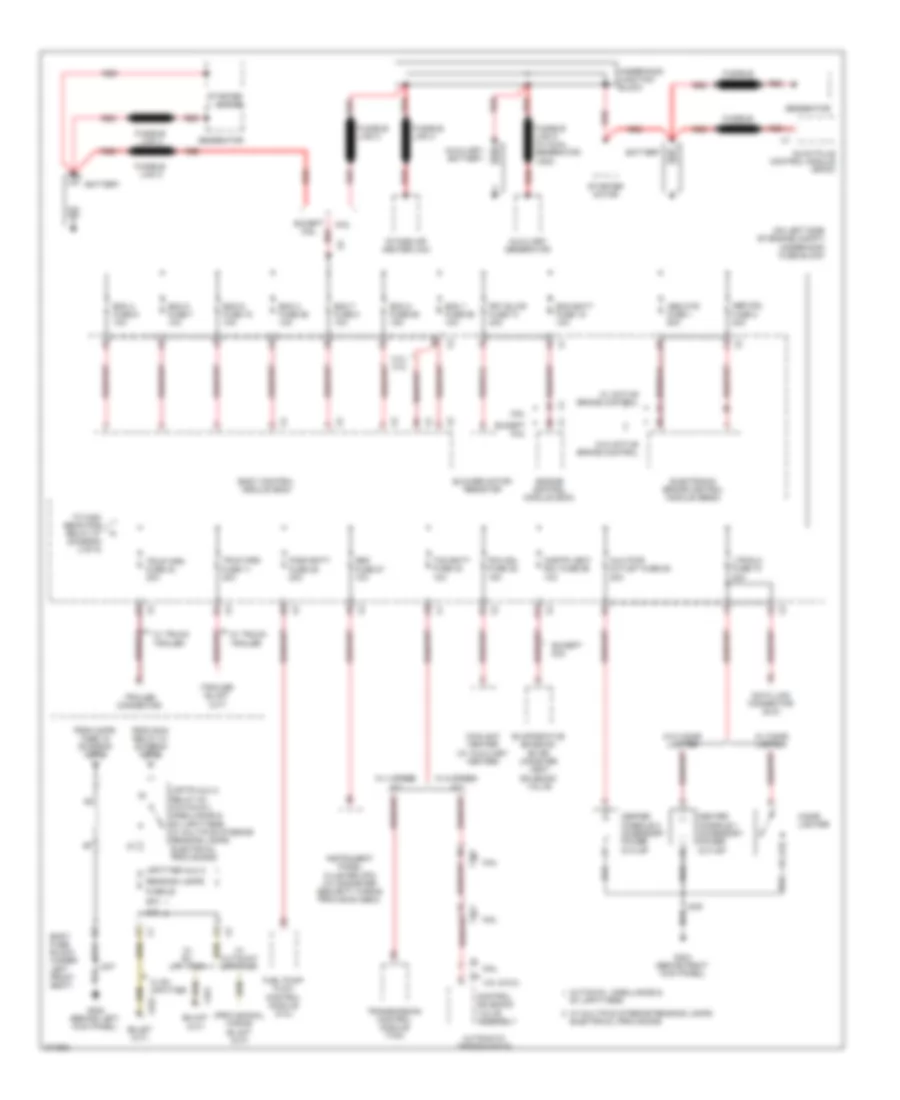 Power Distribution Wiring Diagram 1 of 5 for Chevrolet Chevy Express G2012 1500