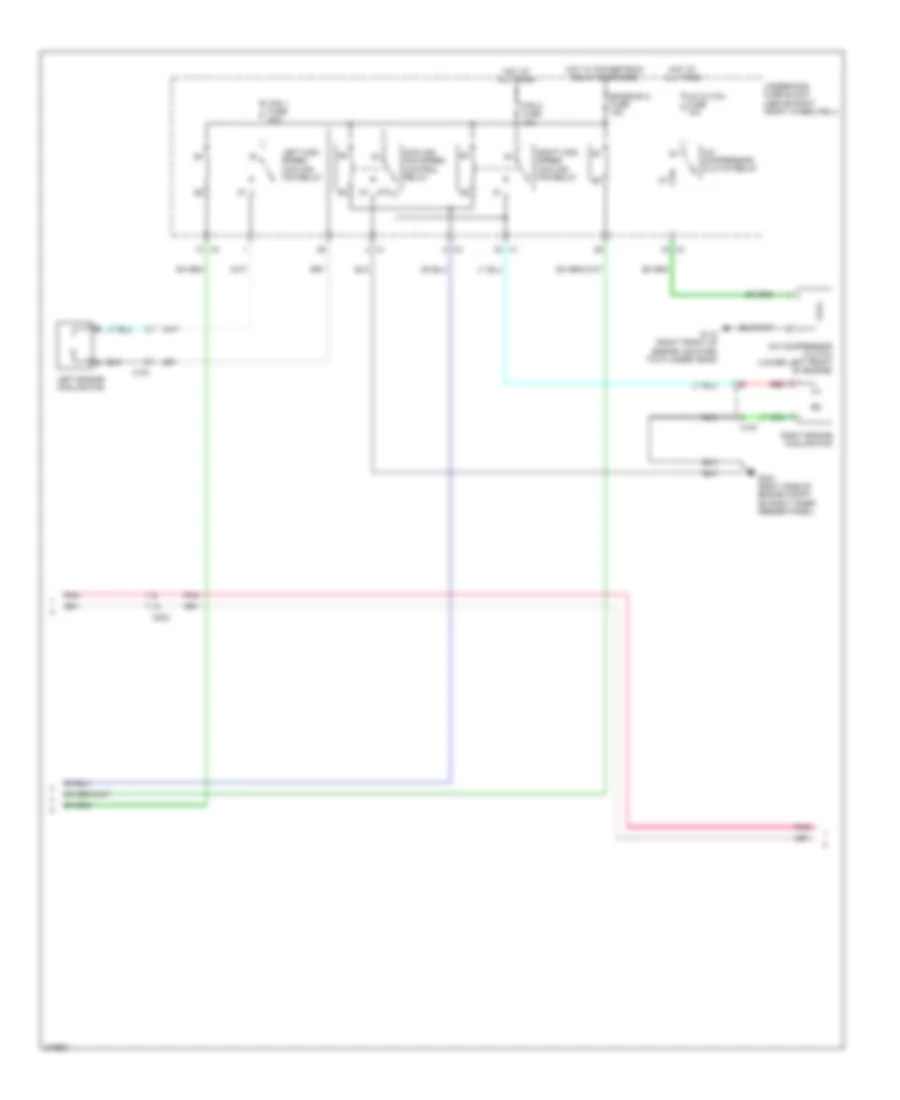 Automatic A C Wiring Diagram 2 of 4 for Chevrolet Traverse LS 2012
