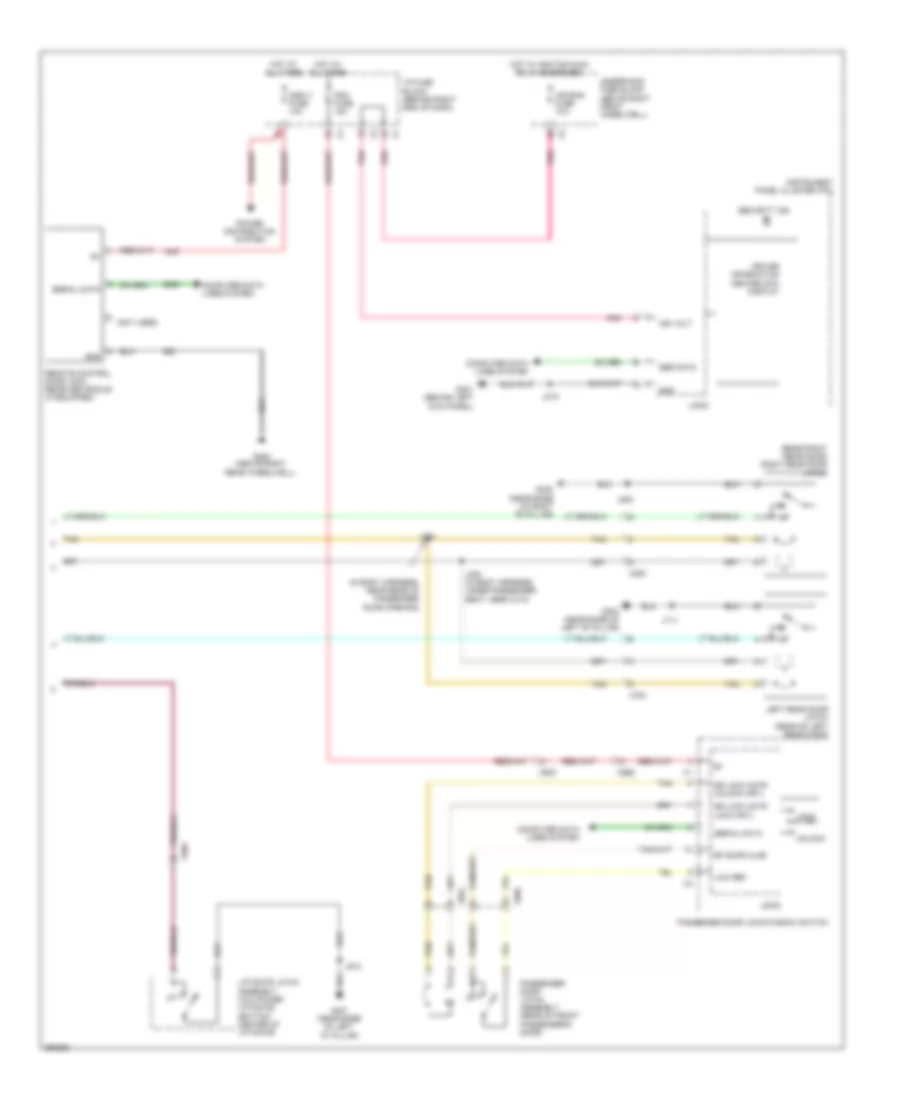 Forced Entry Wiring Diagram (2 of 2) for Chevrolet Traverse LS 2012