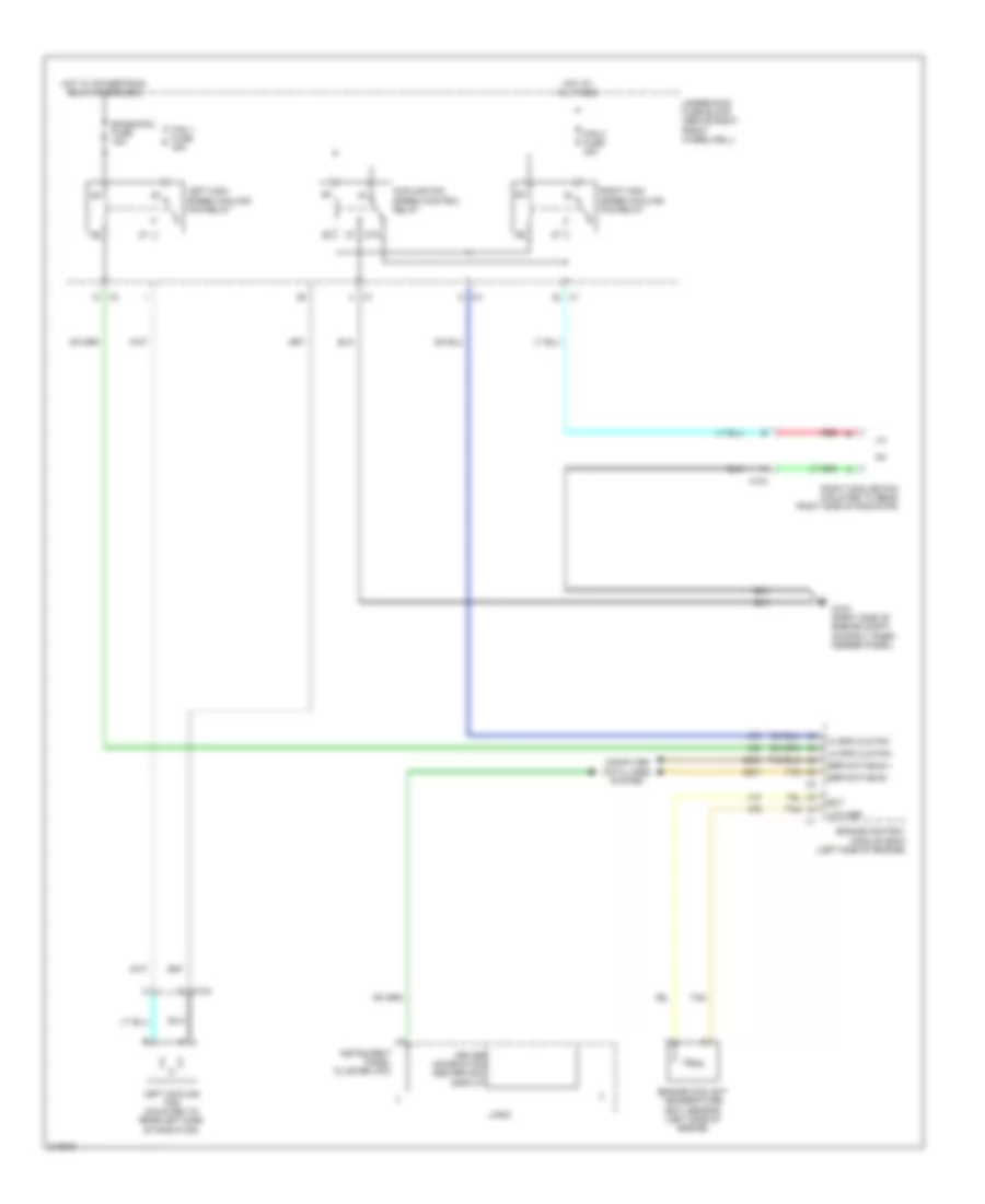 Cooling Fan Wiring Diagram for Chevrolet Traverse LS 2012