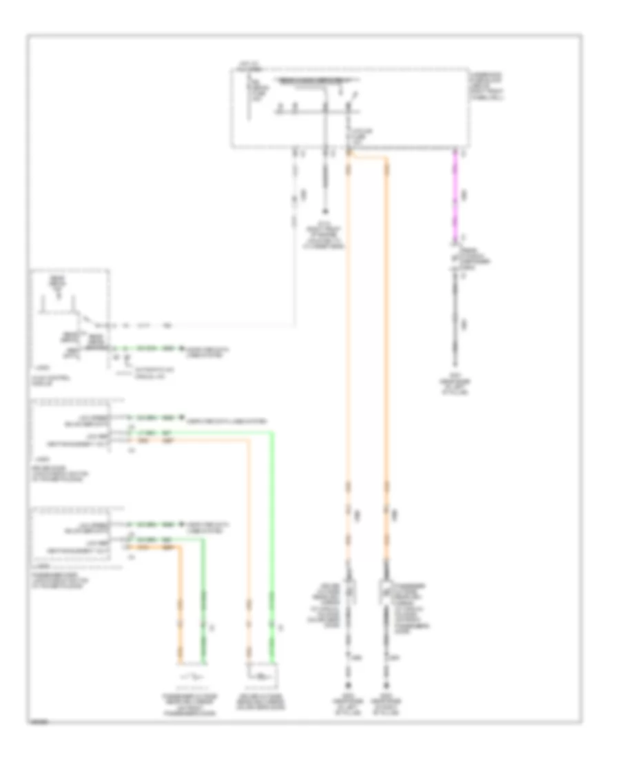 Defoggers Wiring Diagram for Chevrolet Traverse LS 2012