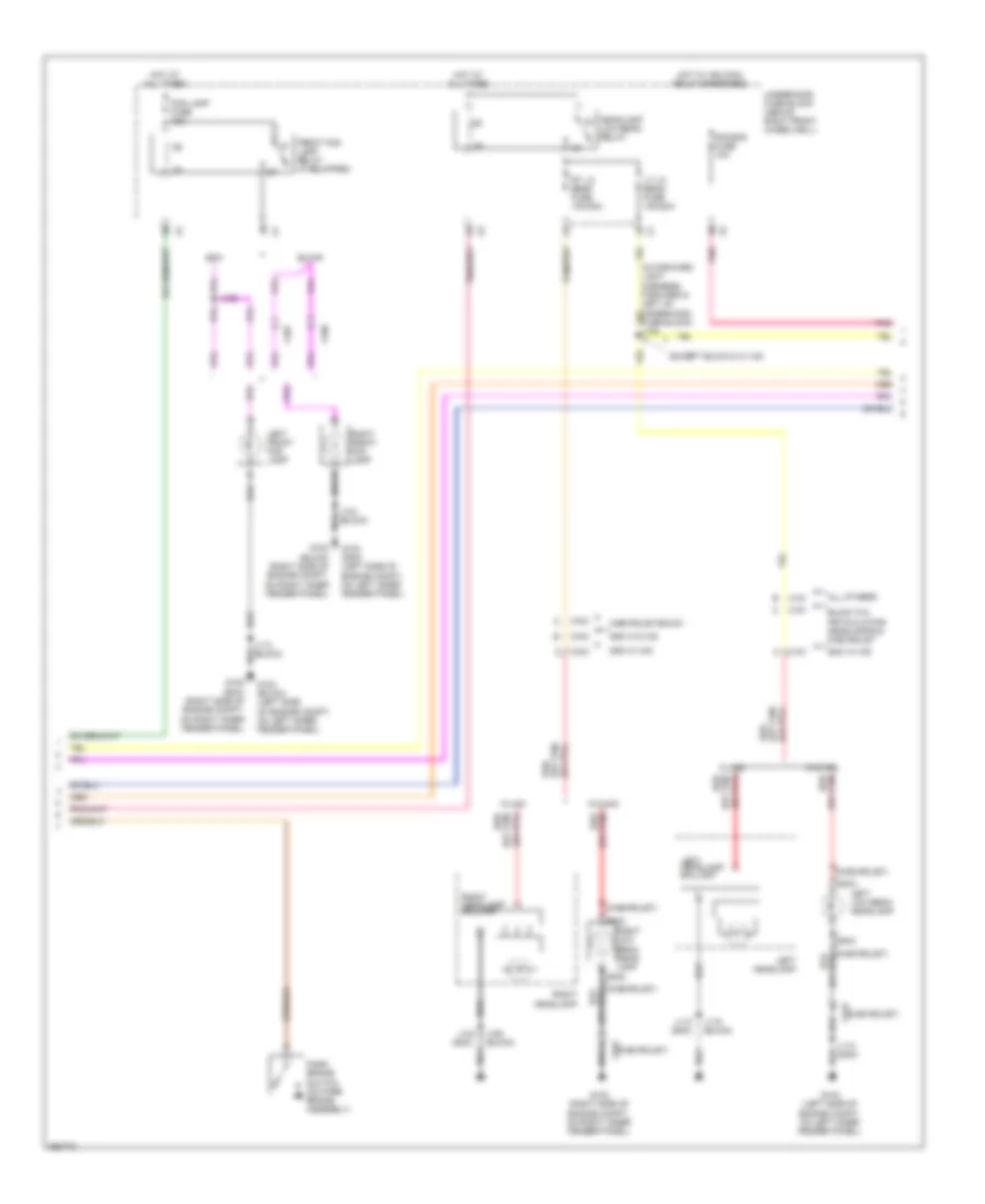 Headlamps Wiring Diagram (2 of 3) for Chevrolet Traverse LS 2012