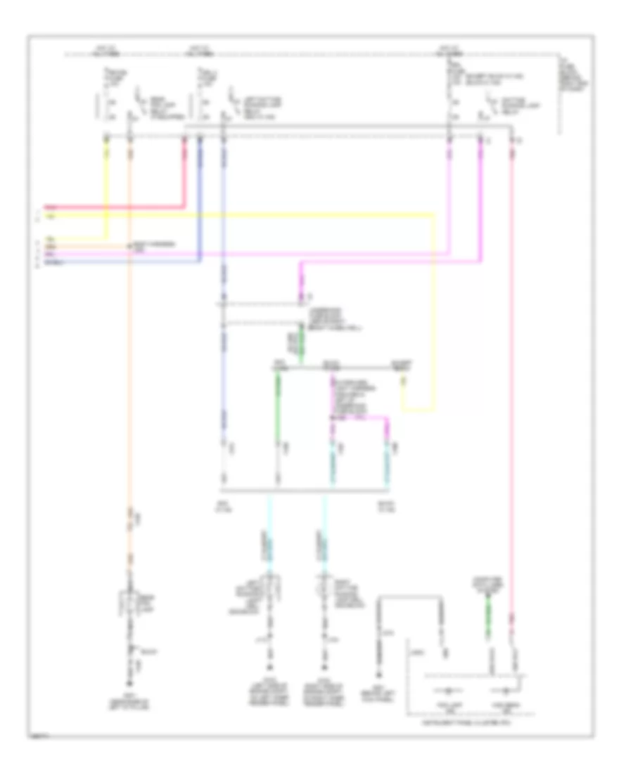 Headlamps Wiring Diagram (3 of 3) for Chevrolet Traverse LS 2012